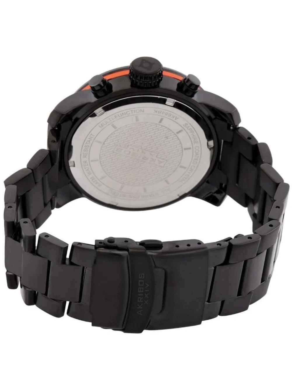 NWT Akribos XXIV Black Men's Watch